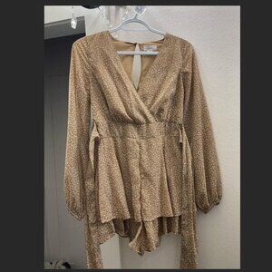 Japna Long Sleeve Shorts Romper